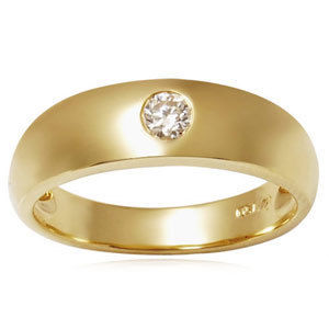 Mens Gold Diamond Band rings