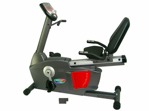 COMMERCIAL RECUMBENT BIKE MODEL NO 880 R - Electro Magnetic Brake, 8 Resistance Levels | LED Dot Matrix Console, Adjustable Seat & Pedals, Heart Rate Monitor, Self-Generating Power