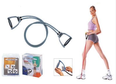 TONNING TUBES DOUBLE - Latex, 100-120cm, Gray | Double Tubes, Resistance Bands, Portable Handles