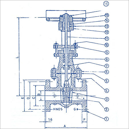 Cast Iron Sluice-Gate Valve