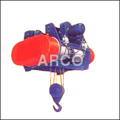 Wire Rope Hoist - Color: Red And Blue