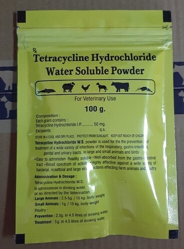 Tetracycline Hydrochloride Water Soluble Powder