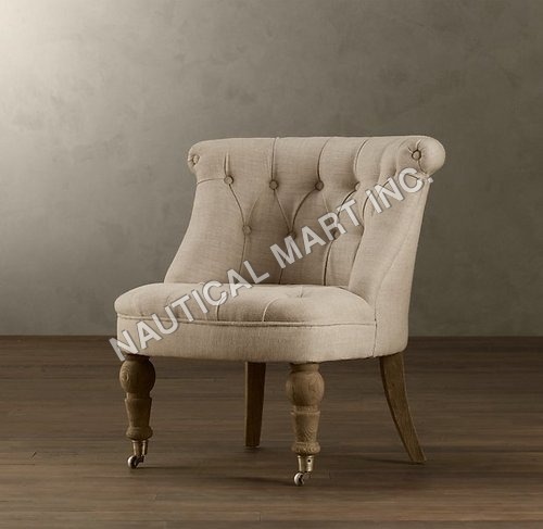 Vintage Sophie Tufted Slipper Chair