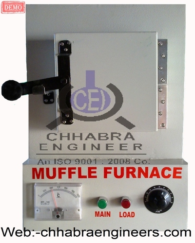 Rectangular Muffle Furnace - Mild Steel, Inner Size: 225x100x100 mm to 475x175x125 mm, White, 1000oC Max Temp, 220V 50Hz, Ideal for Chemical & Pharma Use
