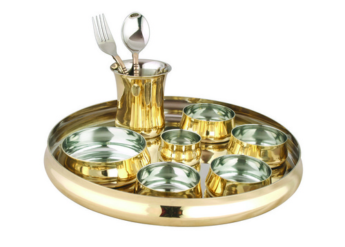 Thali Set {Brass/Steel}