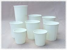Plain paper cups
