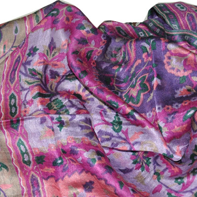 100% linen with screen prints stoles