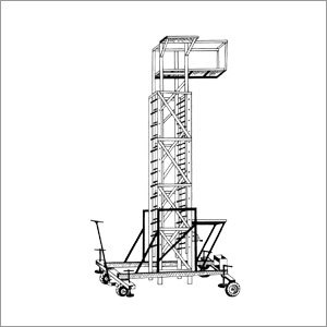 Plaform Tiltable Tower Extension Ladder