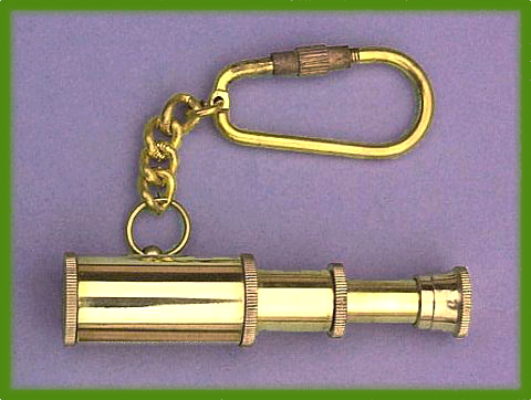 3-Pipe Telescope Key Chain