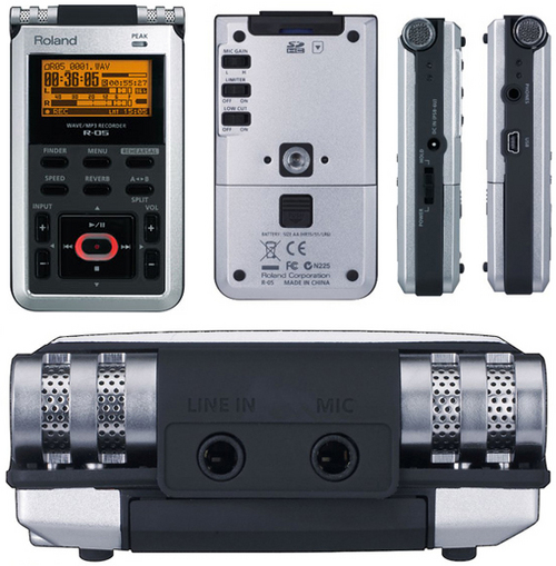 Roland R-05 Hand held WAV/MP3 recorder