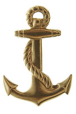 Brass Ships Anchor Nautical Charms