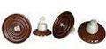 Disc Insulator - Porcelain High Voltage Protection , Brown Color With Various Dimensions And Iec Certified Insulation Class