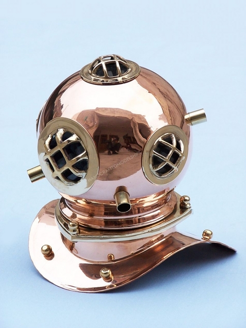 Copper Divers Helmet 9"