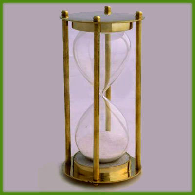 Vintage Brass Hourglass - Vintage Brass Hourglass Exporter