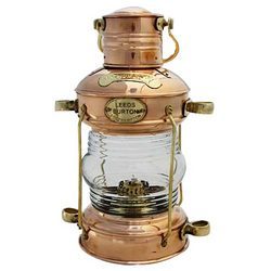 12" tall ship lamp