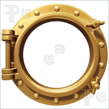 Illustration of Isolated Porthole