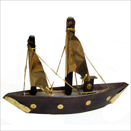 Wooden Ship Sculptures