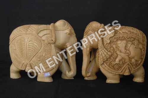 Wooden Elephants Handicraft