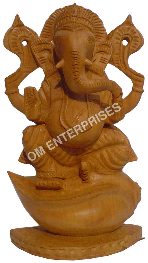 Wooden Ganesh