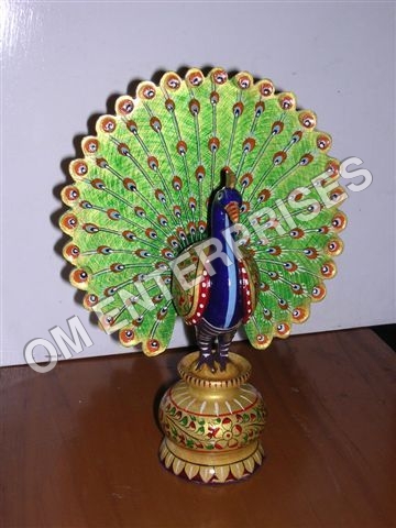 Wooden Peacock