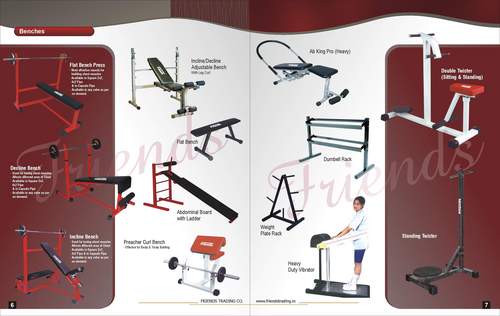 FRIENDS GYM BENCHS & RACKS CATALOGE