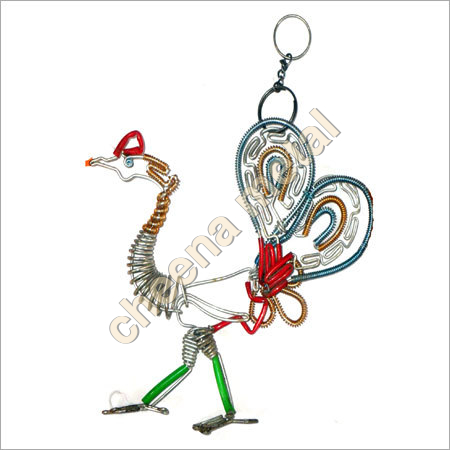 Red Beads Key Ring