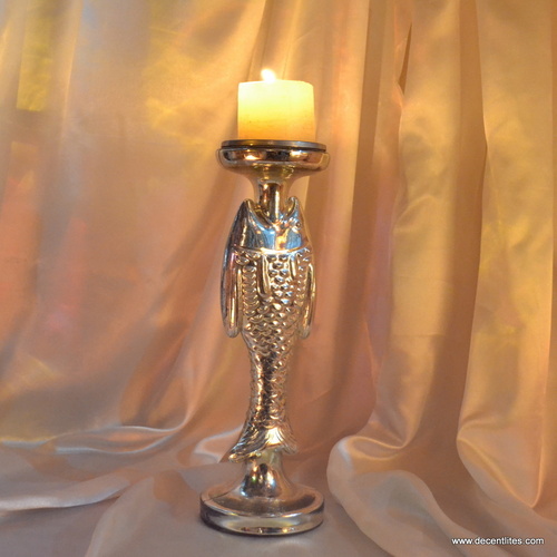Silver Candle Holders