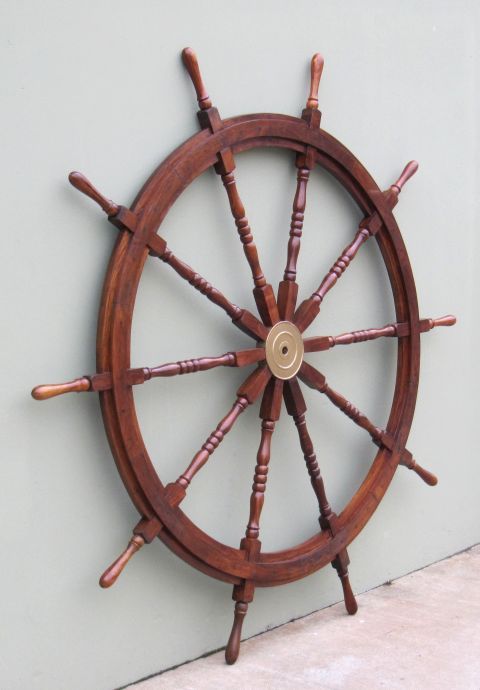Wooden Ship Wheel