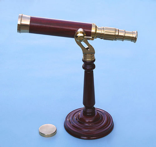 Premium 20-Power Brass Telescope