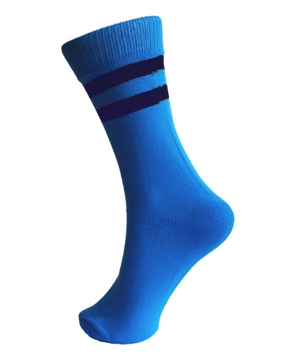Colour Border School Socks