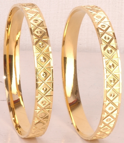 Diamond Gold Plated Bangles