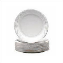 Paper Plate - 9 Inches White | Disposable Biodegradable Durable Leak-proof Microwave Safe Stackable 25 Pack