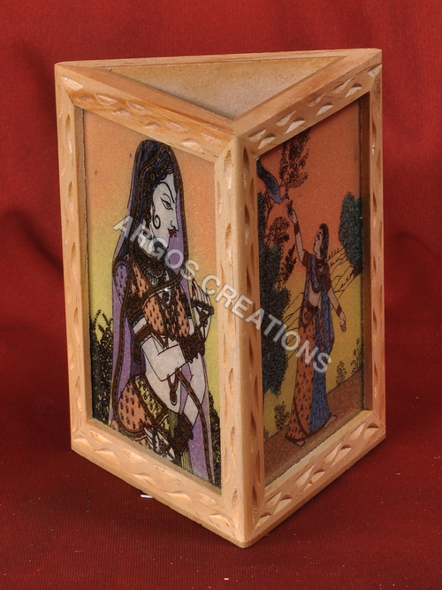 Wooden Pen Stand