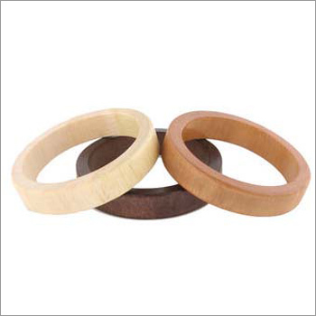 Bangles - Wooden, 6-8 cm Diameter, Beige | Stylish Design, Durable, Lightweight, Comfortable Fit