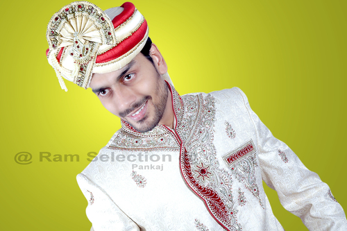 Jodhpuri Sherwani With Safa