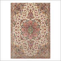 Woolen Rugs - Wool, Rectangle Size, Custom Colors And Designs | Antique Embroidered Pattern, Quick Drying, Washable, Durable For Indoor And Outdoor Use
