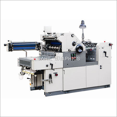 Semi-automatic Single Colour Offset Machine With On Line Numberin