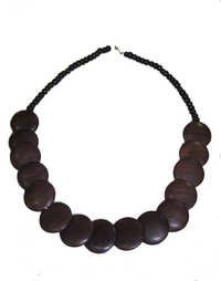 Wooden Disc Necklace
