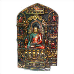 Sitting Brass Statues
