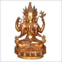 Antique Brass Shiva Statues