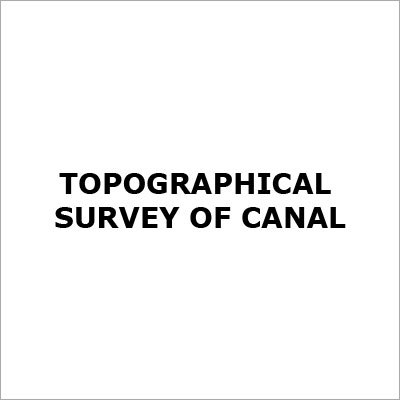 Topographical Survey Of Canal