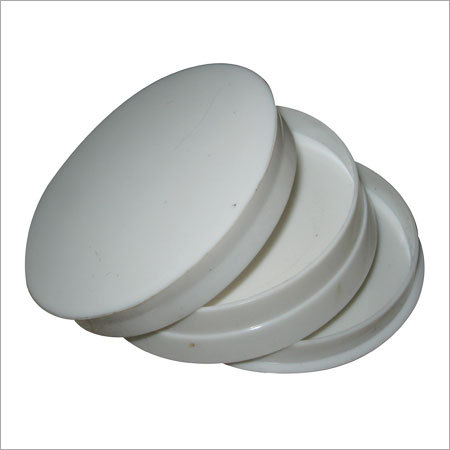 Cosmetic Containers - Plastic, 50-100mm Diameter, White | Screw-On Closure, Leakproof Seal, Durable Design