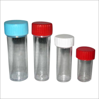Homeopathic Tube in Crystal - Plastic, Various Sizes, Clear | Leakproof, Screw Lid, Transparent, Durable, Sterile