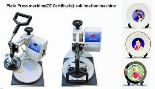 White Plate Heat Press Machine