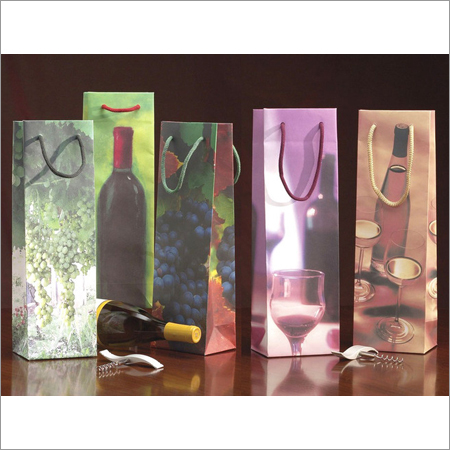 Photo Paper Wine Bag