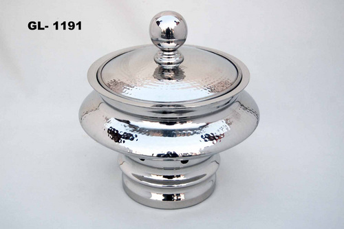 Chaffing Dish - Stainless Steel, 12x10 Inches, 5 Liter Capacity | Wide Base, Dome Lid, Polished Finish, Heat Retention