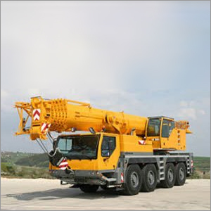 Cranes On Hiring - Yellow Diesel Crane, Variable Boom Length | Heavy Lifting, Precise Placement, Versatile Use