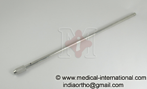 Ram Rod 455mm - Stainless Steel, 455mm Length, Polished Finish | Durable, Precise, Sterile, Lightweight, Autoclavable