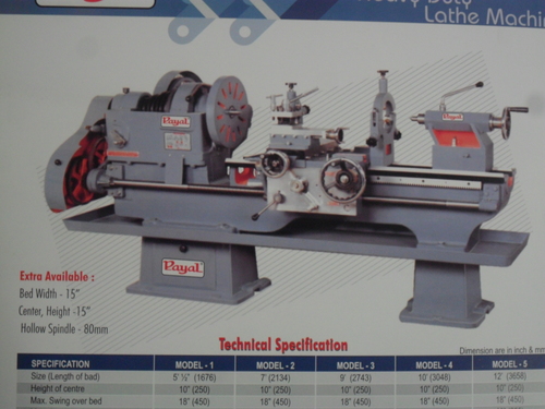 5.5 Feet Lathe Machines