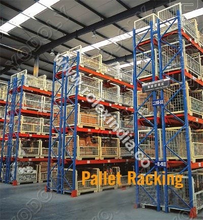 Heavy Duty Pallet Racks - Mild Steel , Industrial Usage for Enhanced Storage Efficiency